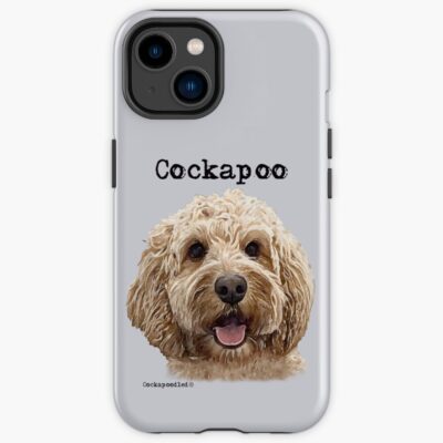 Cockapoo Retro Artwork Phone Case