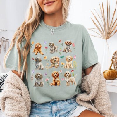 Cockapoo Modern Graphic T-Shirt