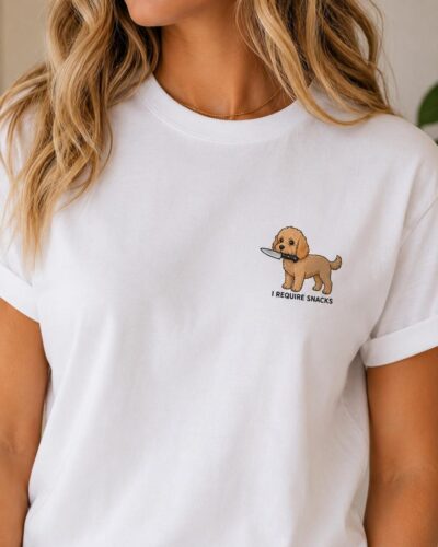 Cockapoo Timeless Embroidered T-Shirt