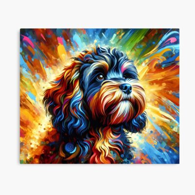 Cockapoo Retro Design Poster