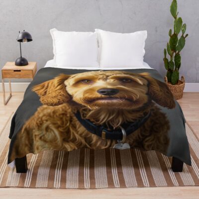 Cockapoo Classic Print Throw Blanket