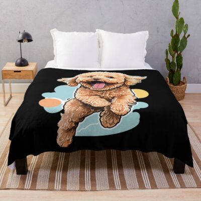 Cockapoo Exclusive Graphic Throw Blanket