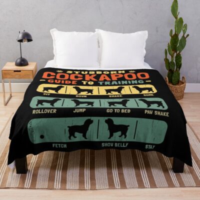 Cockapoo Vintage Legacy Throw Blanket
