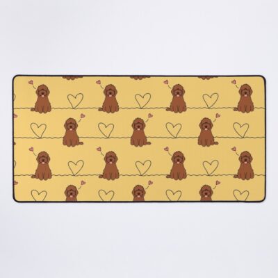 Cockapoo Retro Artwork Mouse Pad