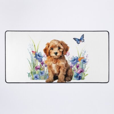 Cockapoo Retro Design Mouse Pad