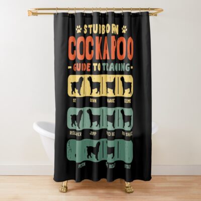 Cockapoo Vintage Legacy Shower Curtain