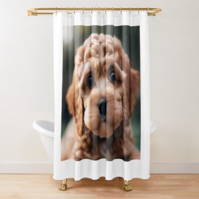 Cockapoo Timeless Artwork Shower Curtain