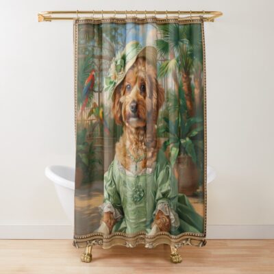 Cockapoo Vintage Design Shower Curtain