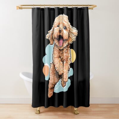 Cockapoo Exclusive Graphic Shower Curtain