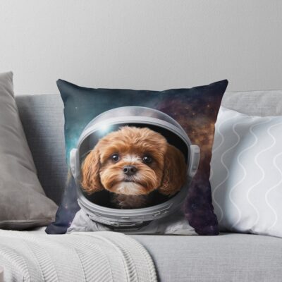 Cockapoo Vintage Legacy Throw Pillow