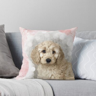 Cockapoo Iconic Series Throw Pillow
